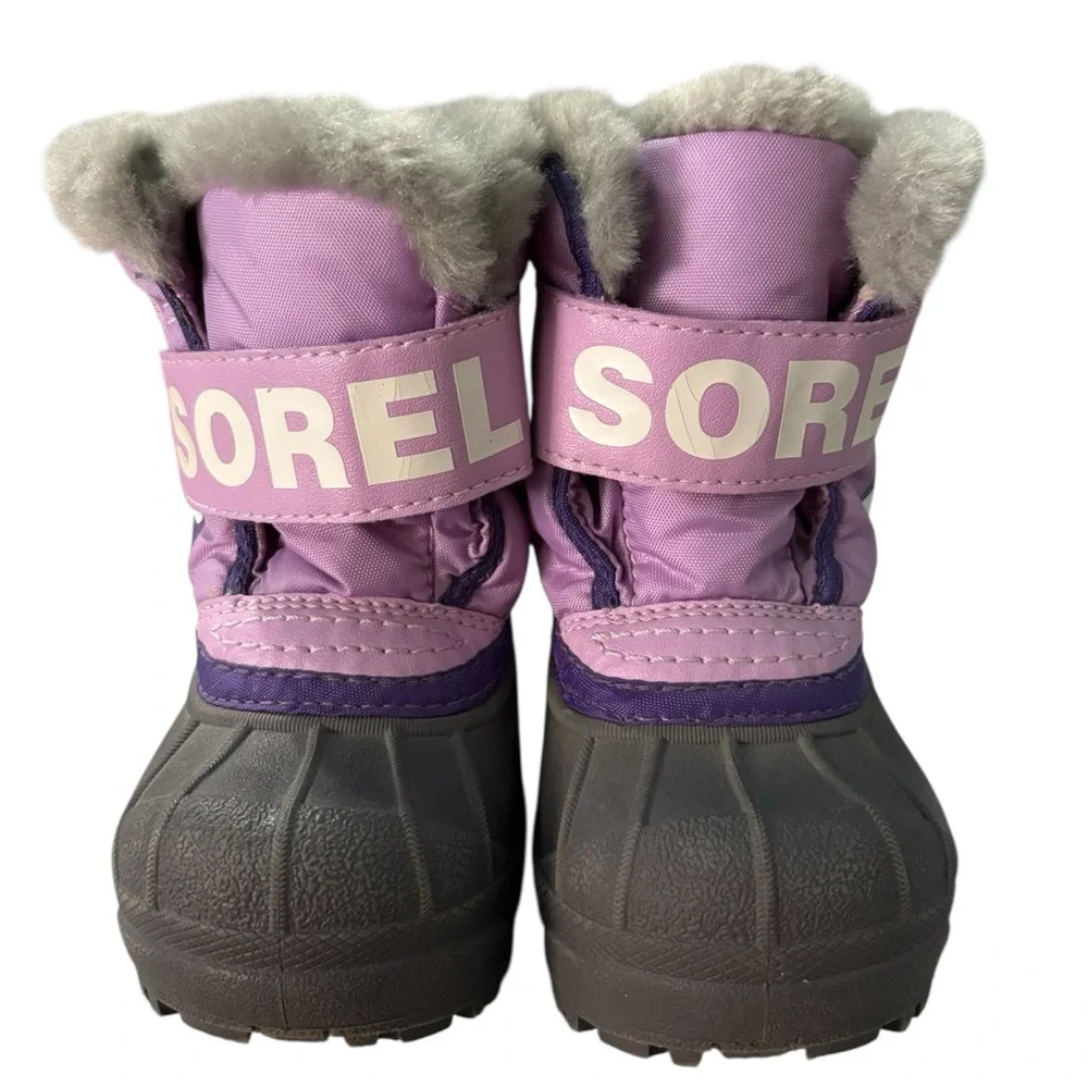 Sorel Infant Toddler Waterproof Snow Commander Boots Shoes Size 4